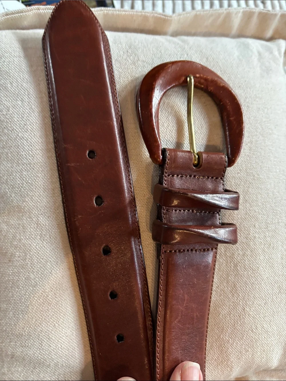 Brighton, leather belt